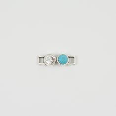 Item Crystals White-Turquoise