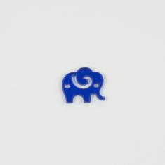 Elephant Plexiglass Blue 2x1.7cm