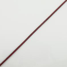 Leather Flat Burgundy 3mm