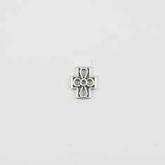 Metal Cross Silver 1.4x1.1cm