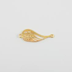 Metal Wing Gold 3.5x1.3cm