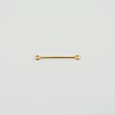 Metal Bar Gold 3.2x0.4cm