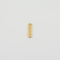 Πλακέτα "#run" Χρυσή 1.9x0.5cm