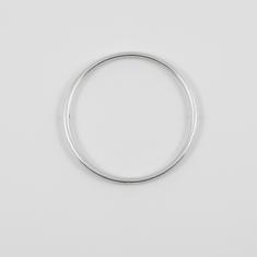 Passed Hoop Silver 4.5x0.4cm