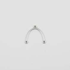 Metal "U" Silver 2.6x2.4cm