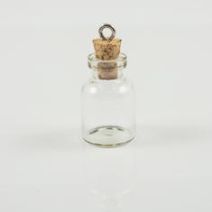 Glass Bottle 3.4x1.6cm