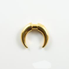 Κέρατα Ταύρου Χρυσά 1.4x1.3cm