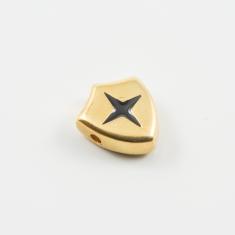 Μεταλλικό Αστέρι Χρυσό 1.2x1.1cm