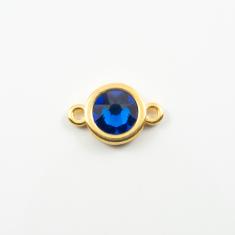 Χρυσό Μοτίφ Μπλε 1.7x1.1cm