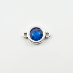 Silver Item Blue 1.7x1.1cm