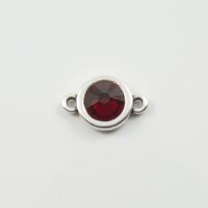 Silver Item Red 1.7x1.1cm