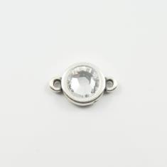 Silver Item Crystal 1.7x1.1cm