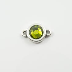 Silver Item Peridot 1.7x1.1cm