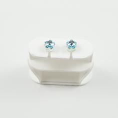 Earrings Crystal Star Turquoise