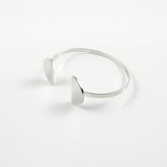 Bracelet Semi-Circle Silver 6x5cm