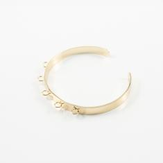 Bracelet Connectors Gold 6x5cm