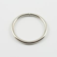 Round Hoop Silver 4.8cm