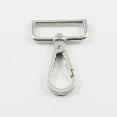 Clasp Hook Silver 6.6x4.7cm