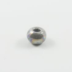 Κεραμική Χάντρα Γκρι 1x0.8cm