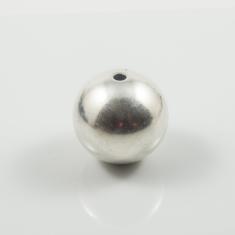 Silver Plated Acrylic Bead 3.2cm