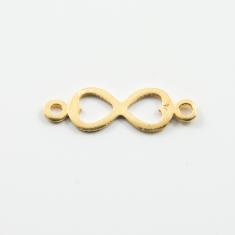 Silver Infinity Goldplated (2.1x0.6cm)