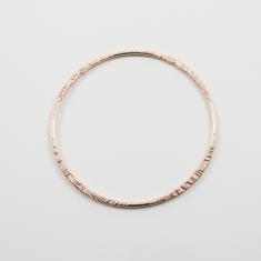 Bracelet Grained Hoop Rose Gold