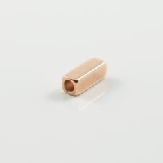 Tube Rose Gold Square 8x3mm