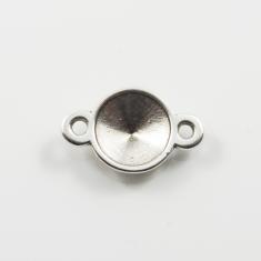 Βάση για Κρύσταλλο Ασημί 2.3x1.4cm