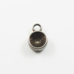 Βάση για Κρύσταλλο Μαύρο 1.5x1cm