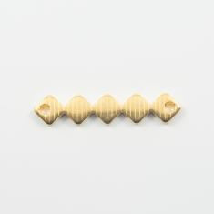 Metalic Motif Ρhombuses Gold