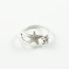 Ring Starfish Silver