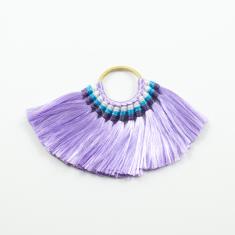 Pendant Tassels Ice Silk Purple