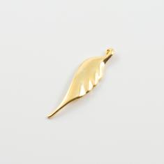 Φτερό Κρεμαστό Χρυσό 5x1.2cm