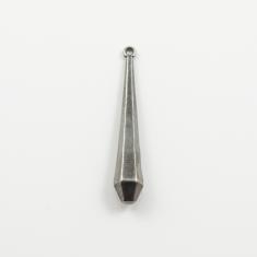 Μεταλλικό Πολυγωνικό Δάκρυ Μαύρο