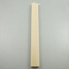 Λαμπάδα Μπεζ Ορθογώνια 30x3.2cm