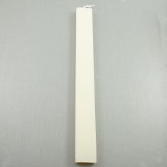 Λαμπάδα Ιβουάρ Ορθογώνια 30x3.2cm