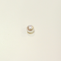 Πέρλα Γυάλινη "Λευκή" (8mm)