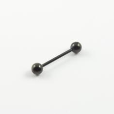 Ατσάλινη Μπάρα Μαύρη 3.1cm
