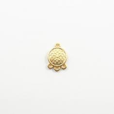 Μοτίφ Ονειροπαγίδα Λουλούδι Χρυσή