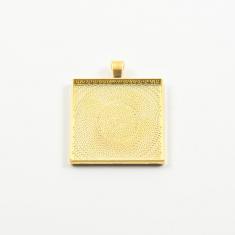 Liquid Glass Base Gold 4.5x3.7cm