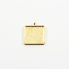 Βάση Υγρό Γυαλί Χρυσή 2.8x2.3cm