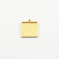 Βάση Υγρό Γυαλί Χρυσή 2.6x2.1cm