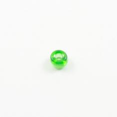 Γυάλινη Χάντρα Πράσινη 6mm