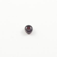 Glass Bead Dark Brown 6mm