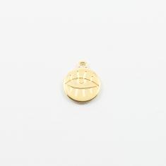 Metal Eye Gold 1.6x1.5cm
