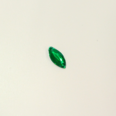 Κουμπί Στρας Πράσινο (1.7x0.7cm)