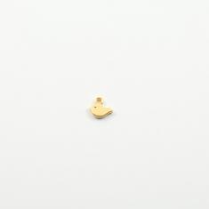 Metallic Pendant Bird Gold