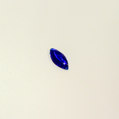 Button Rhinestone Blue (1.7x0.7cm)