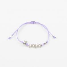 Bracelet Lilac "μαμά" Silver