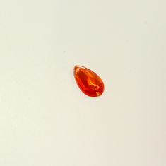 Button Rhinestone Orange (1.8x1cm)